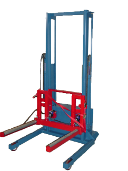 ILAH-53 Air/Hyd High Lift Wheel Dolly